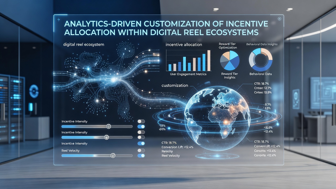 Dashboard displaying real-time analytics for slot incentive customization across digital platforms