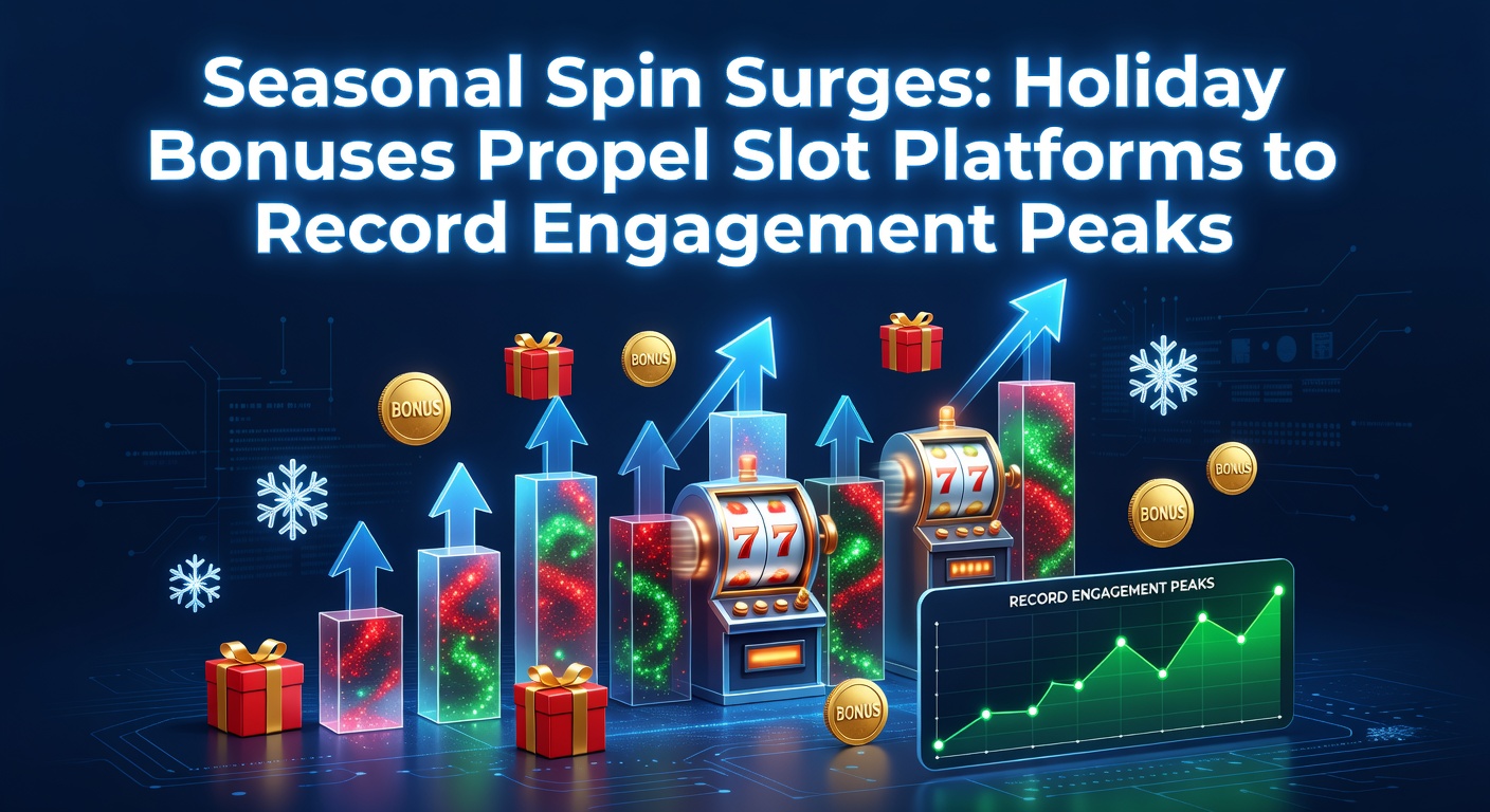 Vibrant slot machine reels spinning with holiday-themed bonuses, fireworks, and jackpot counters exploding in festive colors