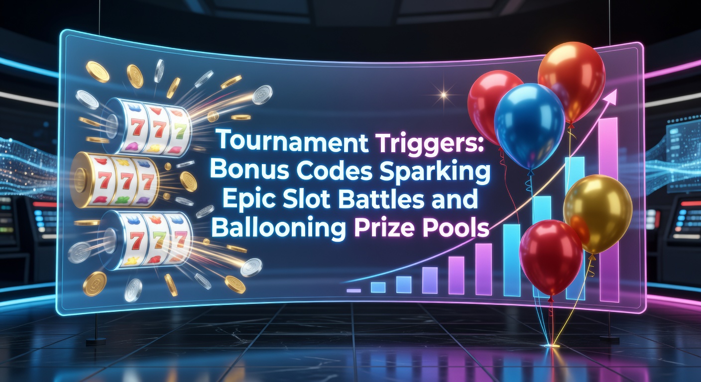 Vibrant slot tournament leaderboard showing players climbing ranks amid flashing bonus codes and escalating prize pools